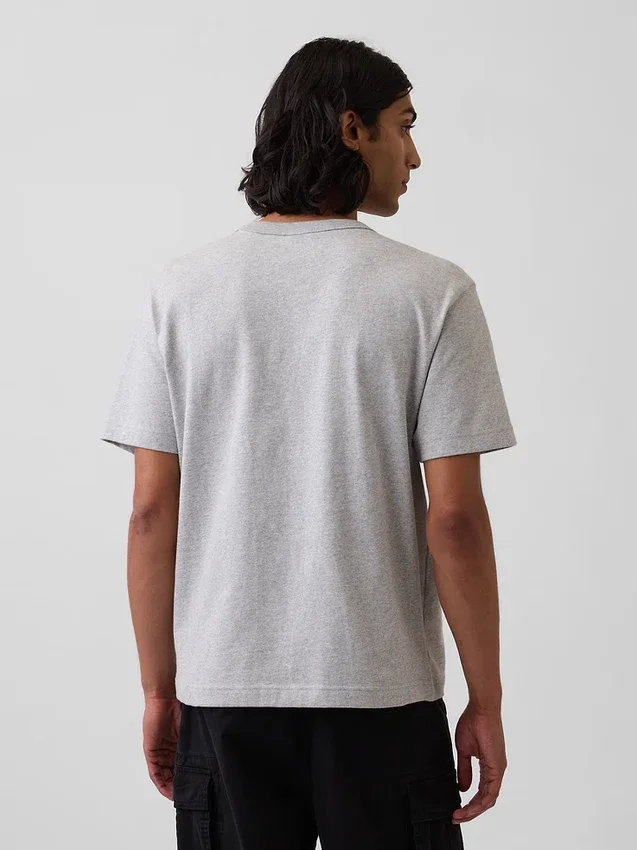 Camiseta holgada de peso pesado para adultos