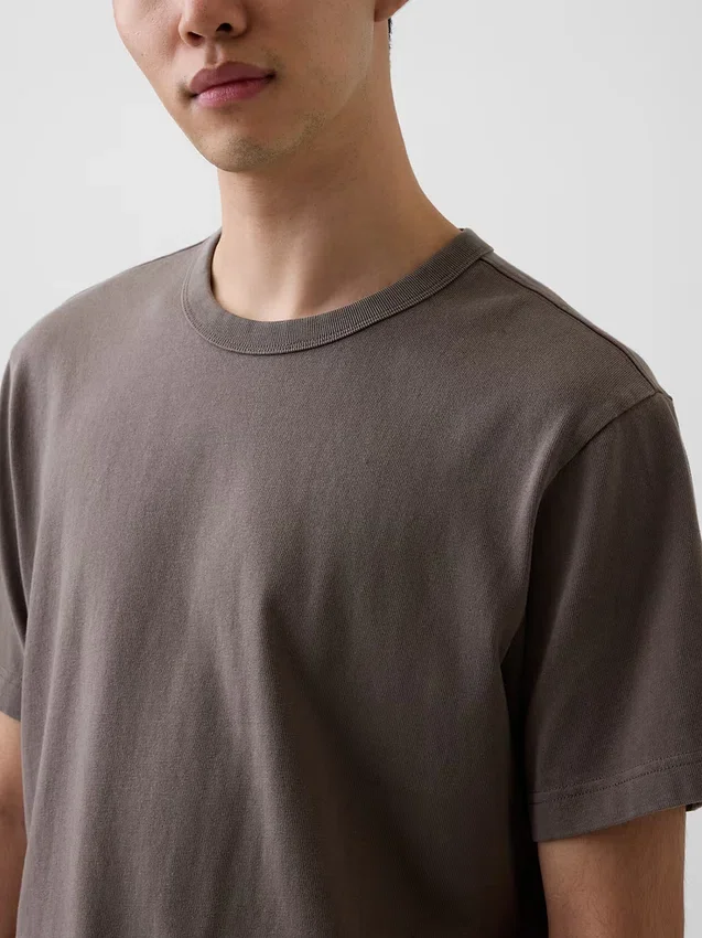 Camiseta holgada de peso pesado para adultos