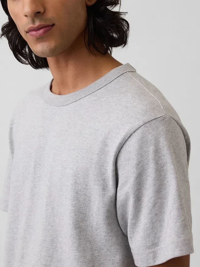 Camiseta holgada de peso pesado para adultos