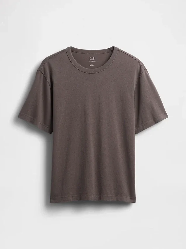 Camiseta holgada de peso pesado para adultos