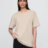 Camiseta holgada de peso pesado para adultos