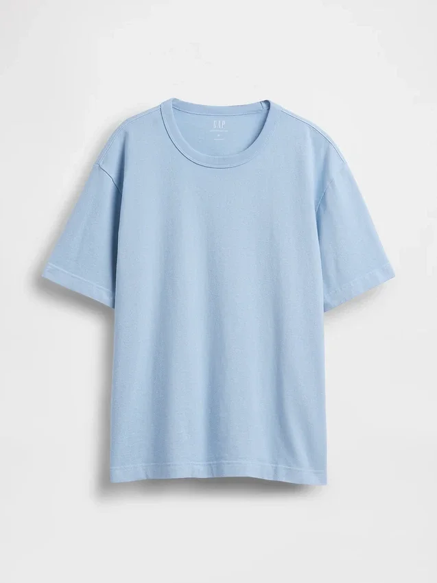 Camiseta holgada de peso pesado para adultos
