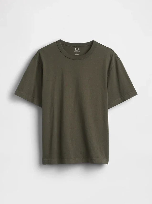 Camiseta holgada de peso pesado para adultos