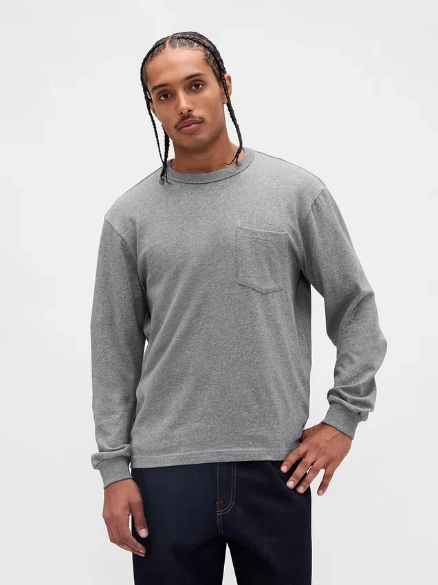 Camiseta holgada de tejido grueso