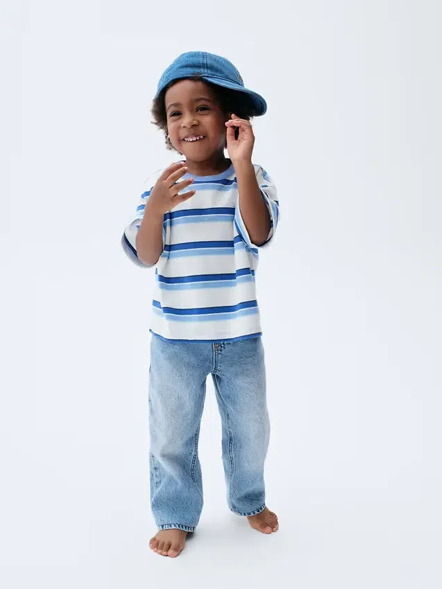 Camiseta holgada para bebés y niños pequeños