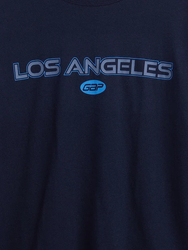 Camiseta infantil 2 en 1 con logotipos gráficos