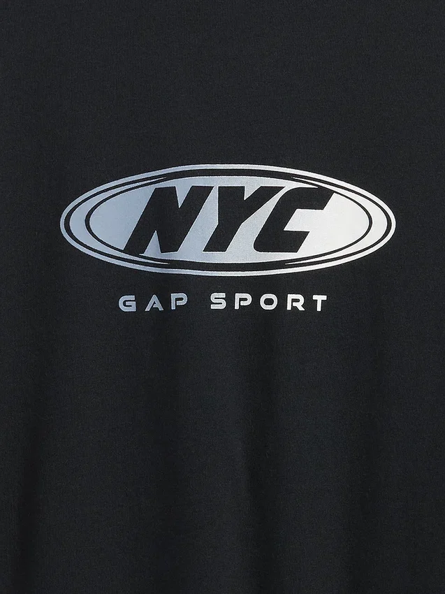 Camiseta infantil 2 en 1 con logotipos gráficos