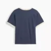 Camiseta infantil con cuello redondo y estampado «Relaxed New York»
