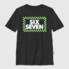 Camiseta infantil con diseño a cuadros de Six Seven