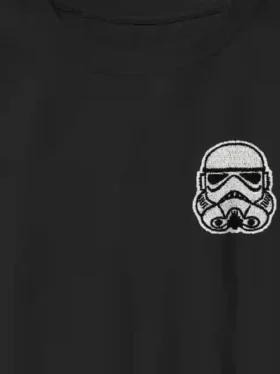Camiseta infantil con diseño bordado de un soldado imperial de Star Wars