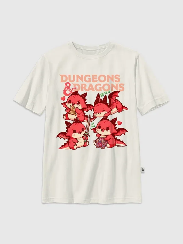 Camiseta infantil con diseño «Chibi» de Dungeons & Dragons