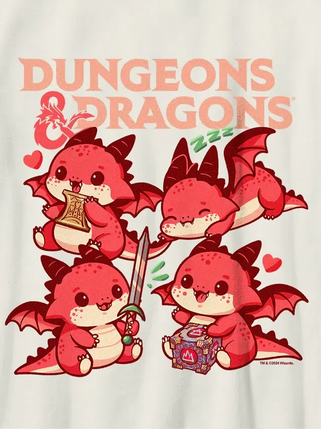 Camiseta infantil con diseño «Chibi» de Dungeons & Dragons