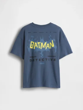 Camiseta infantil con diseño de Batman de corte holgado