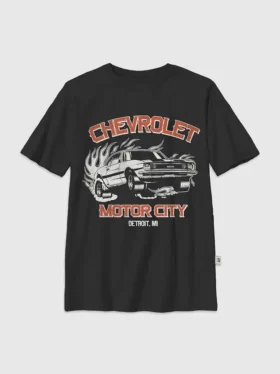 Camiseta infantil con diseño de Chevrolet