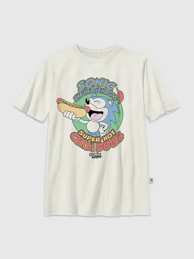 Camiseta infantil con diseño de «Chilidogs» de Sonic the Hedgehog