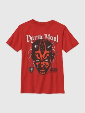 Camiseta infantil con diseño de Darth Maul de Star Wars