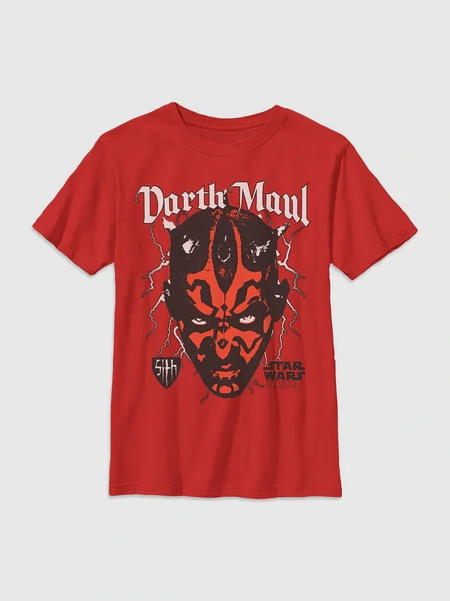 Camiseta infantil con diseño de Darth Maul de Star Wars