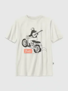 Camiseta infantil con diseño de Fender Moto
