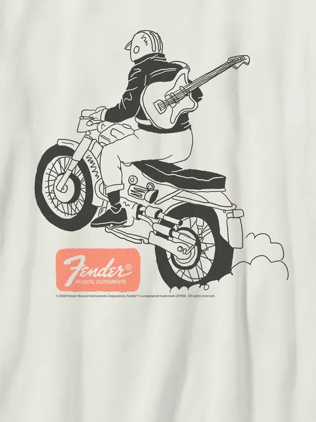 Camiseta infantil con diseño de Fender Moto