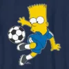 Camiseta infantil con diseño de fútbol de Bart Simpson