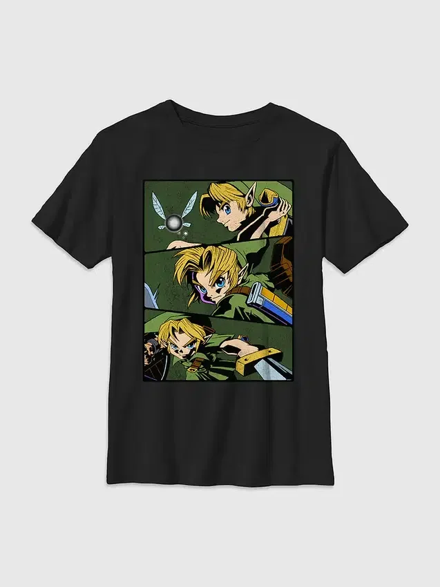 Camiseta infantil con diseño de Link de Legend of Zelda de Nintendo