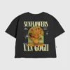 Camiseta infantil con diseño de los girasoles de Van Gogh