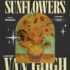 Camiseta infantil con diseño de los girasoles de Van Gogh