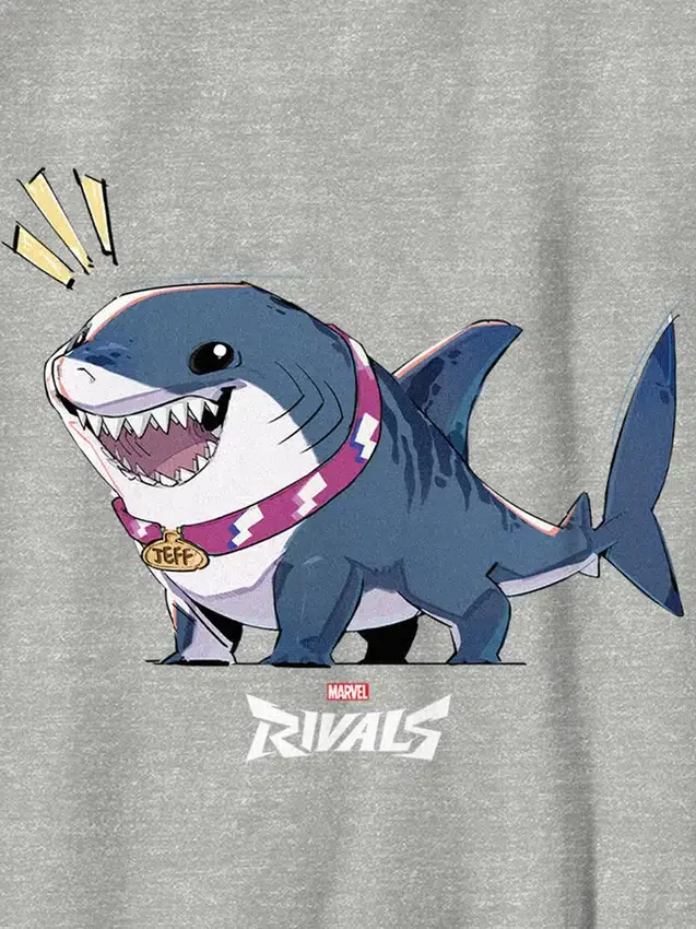 Camiseta infantil con diseño de «Marvel Rivals: Jeff the Shark»