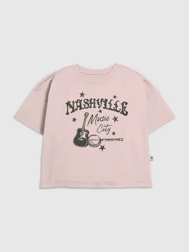 Camiseta infantil con diseño de «Nashville, la ciudad de la música»