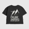 Camiseta infantil con diseño de patinaje artístico
