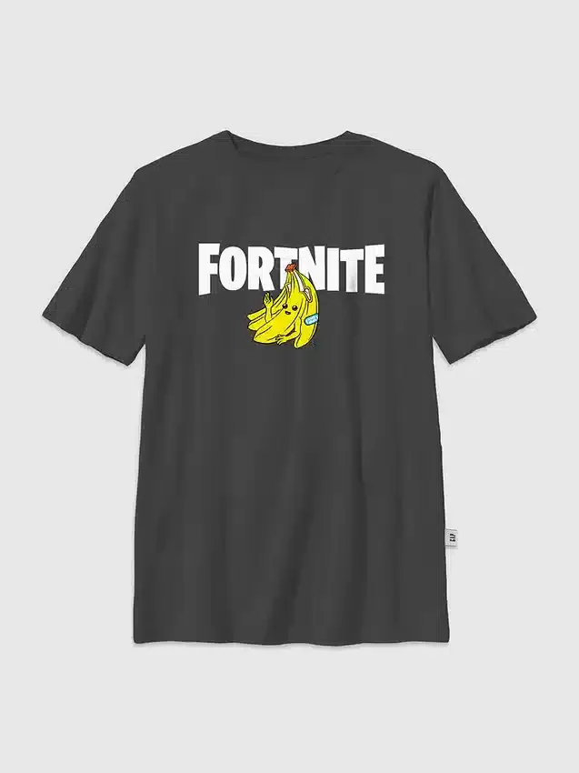 Camiseta infantil con diseño de plátano de Fortnite