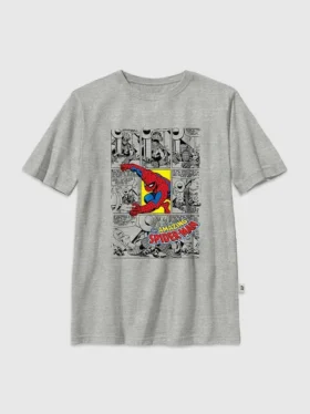 Camiseta infantil con diseño de portada de cómic de Spider-Man