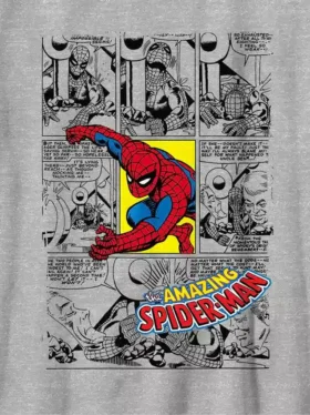 Camiseta infantil con diseño de portada de cómic de Spider-Man