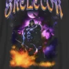 Camiseta infantil con diseño de Skeletor de noche de «Los Maestros del Universo»