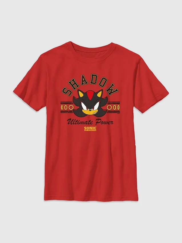 Camiseta infantil con diseño de Sonic the Hedgehog