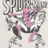 Camiseta infantil con diseño de Spider-Man en poses vintage