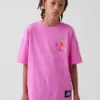 Camiseta infantil con diseño de Super Mario y corte holgado