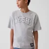 Camiseta infantil con diseño de Super Mario y corte holgado