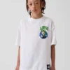 Camiseta infantil con diseño de Super Mario y corte holgado
