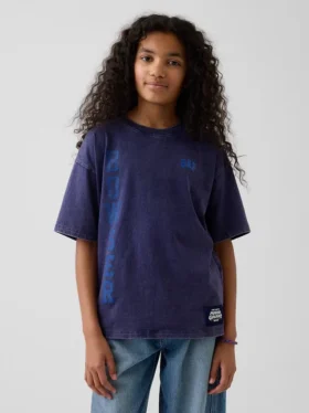 Camiseta infantil con diseño de Super Mario y corte holgado