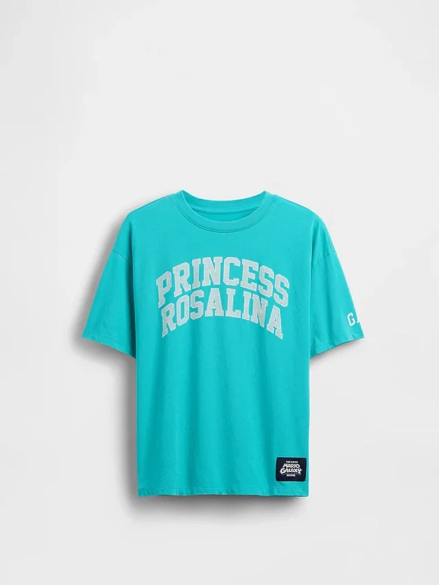 Camiseta infantil con diseño de Super Mario y corte holgado