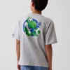 Camiseta infantil con diseño de Super Mario y corte holgado