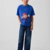 Camiseta infantil con diseño de Super Mario y corte holgado