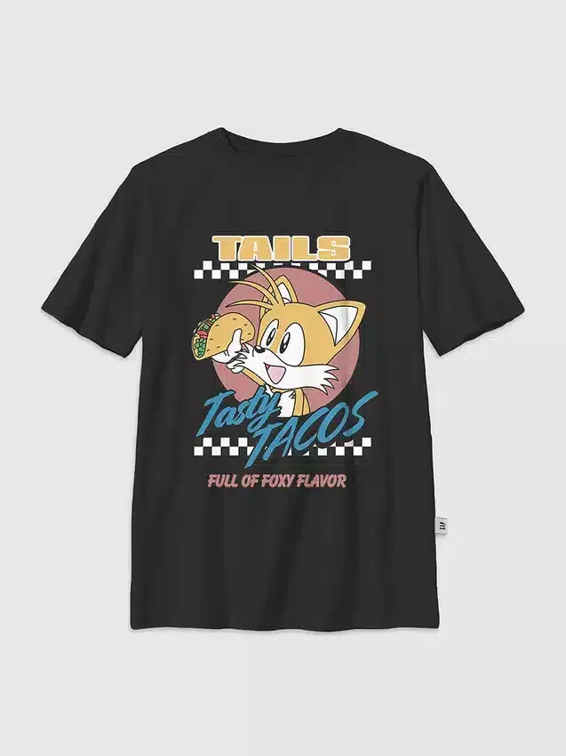 Camiseta infantil con diseño de Tails Tacos de Sonic the Hedgehog