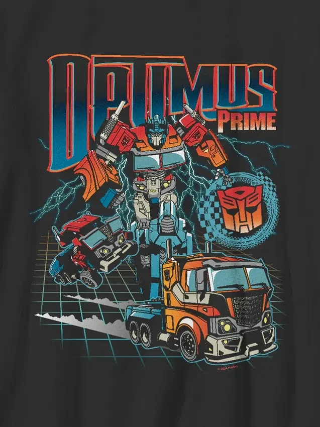 Camiseta infantil con diseño de «Transformers: Optimus Prime Speed»