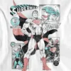 Camiseta infantil con diseño de viñetas de Superman