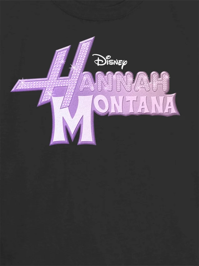 Camiseta infantil con diseño del logotipo glam de Hannah Montana