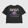 Camiseta infantil con diseño espacial en tonos pastel de la NASA