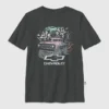 Camiseta infantil con diseño extragrande de camiones en tonos pastel de General Motors