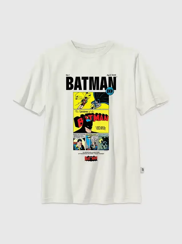Camiseta infantil con diseño gráfico de cómic vintage de Batman